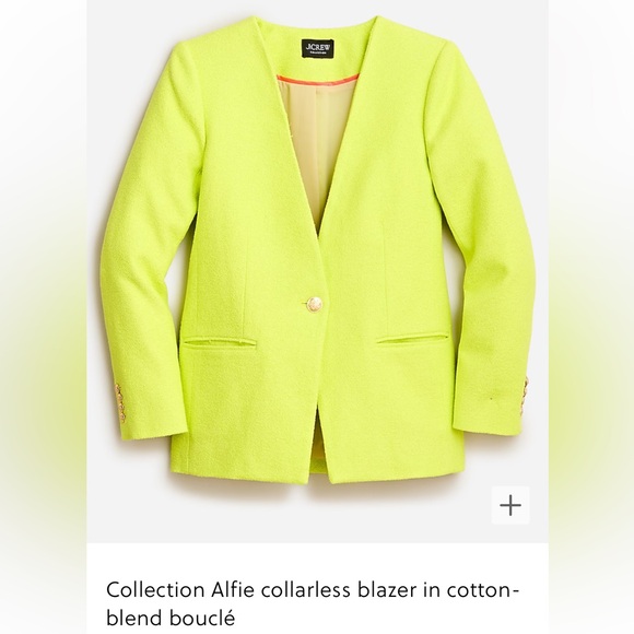 J. Crew Jackets & Blazers - J.Crew Collarless Blazer, Size 6.